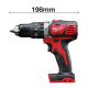 Akumuliatorinis smūginis gręžtuvas MILWAUKEE M18 BPD-0C 3