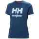 Moteriški marškinėliai HELLY HANSEN Logo T-Shirt, mėlyni 1