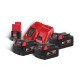 Akude ja laadija komplekt MILWAUKEE M18 NRG-503 1