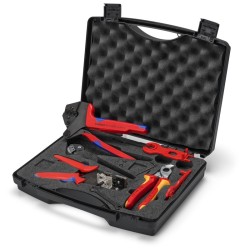 Saulės modulių jungčių apdirbimo replių rinkinys KNIPEX 979104V01